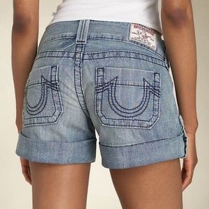 True Religion ‘Sammy’ rolled short - sz 26